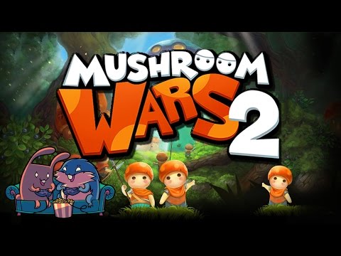Видео: Mushroom Wars 2 "Боевые грибки" с Леммингом и Банзайцем