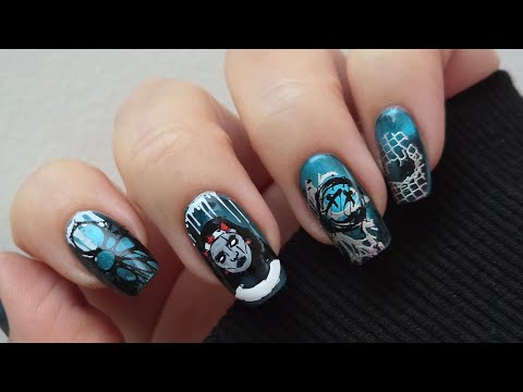 Видео: Самый страшный маникюр 🙈 Маникюр на Halloween 