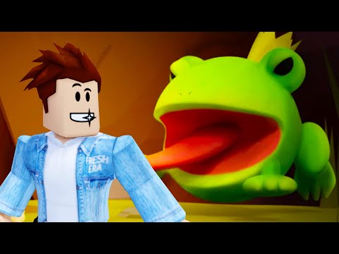 Видео: Побег Кида от Лягушки 🐸 Escape The Frog OBBY Roblox