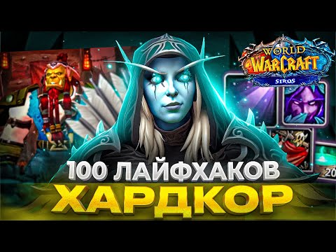 Видео: 100 ЛАЙФХАКОВ ДЛЯ ИГРОКОВ В HARDCORE - WOW SIRUS