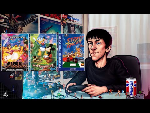 Видео: Сега Мега Гаунтлет #7: Street Racer, World of Illusion, Aladdin