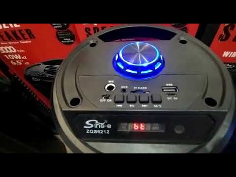 Видео: Блютуз колонка Speaker zqs6212 обзор
