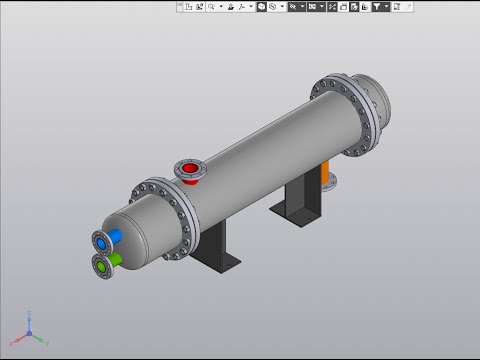 Видео: Параметризация в компас 3Д.  Кожухотрубный теплообменник.