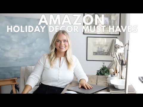 Видео: Обязательные атрибуты праздничного декора Amazon | Вечный праздничный декор для дома Amazon