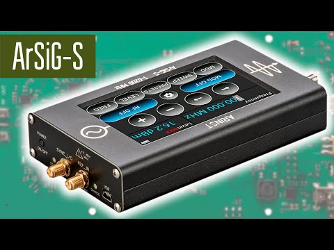 Видео: ВЧ генератор 1-6200 МГц Arinst ArSiG-S.