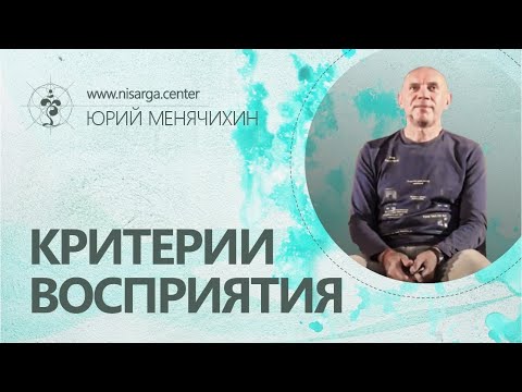 Видео: Критерии Восприятия. Юрий Менячихин