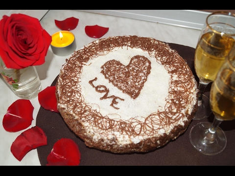 Видео: Торт из готовых коржей на скорую руку / Что приготовить на день Святого Валентина?