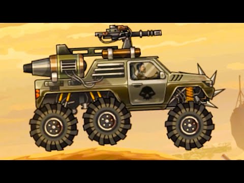 Видео: Машина Хищник #4 Новый уровень с Predator Earn to Die 3 на Машинки Кида