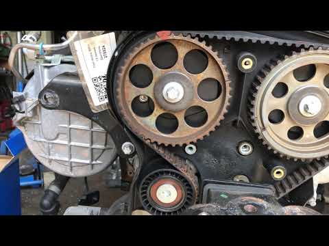 Видео: Opel zafira 1.8 замена ГРМ