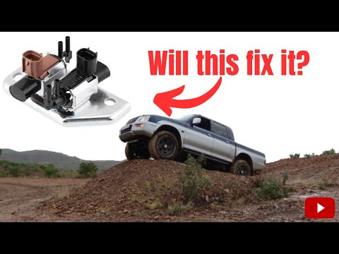 Видео: Замена соленоида турбонаддува (показано на Mitsubishi L200)