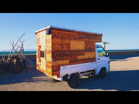 Видео: Компиляция "Полный Запись о Кемпере на Kei Truck за 700 $" DIY