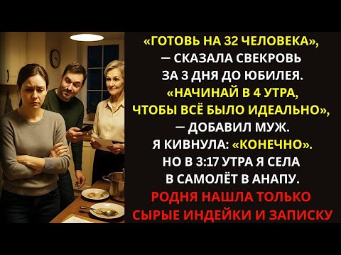 Видео: Свекровь велела мне готовить на 32 человека... и я вылетел в Анапу в три часа ночи.