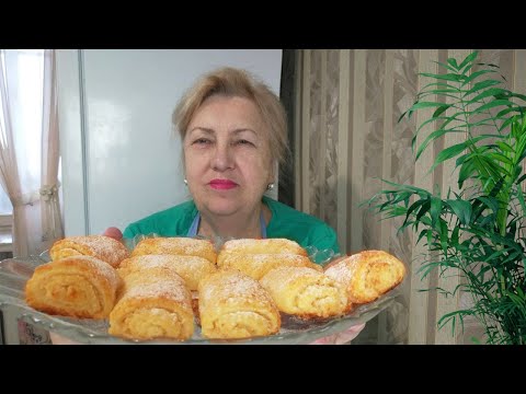 Видео: Любимое творожное печенье трубочки. Супер быстрый и простой рецепт.