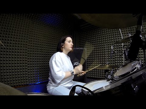 Видео: Nautilus Pompilius - Дыхание (drum cover by A. Sholokhova)
