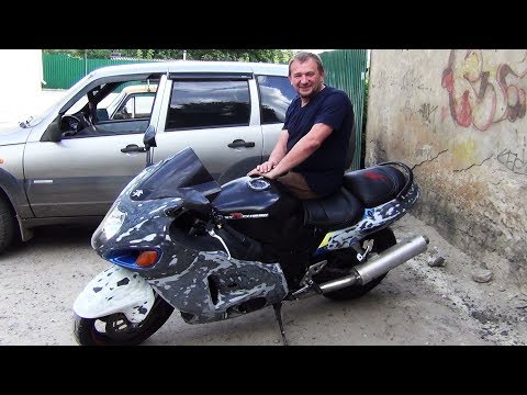 Видео: Лёха о мотоцикле SUZUKI Hayabusa