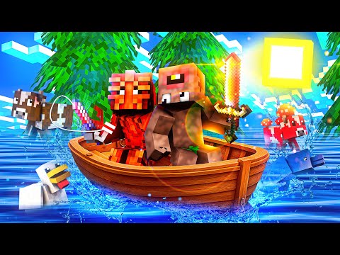 Видео: МАЙНКРАФТ, но каждую минуту УРОВЕНЬ ВОДЫ ПОДНИМАЕТСЯ