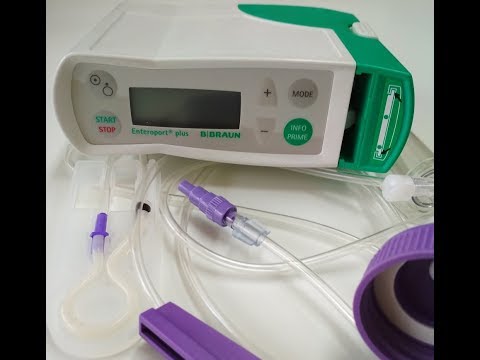 Видео: Насос для энтерального питания BBraun Enteroport plus