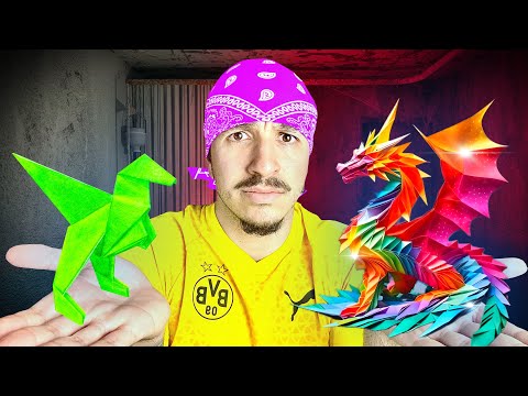 Видео: ЛЕСНО срещу ЕКСТРЕМНО оригами..😲