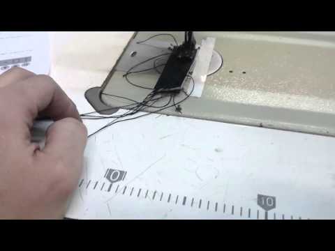 Видео: Демонстрация работы сервопривода на швейной машине TYPICAL GC6-7D