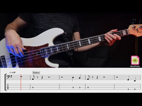 Видео: Ария - Игра с огнём Bass Cover | Табы & Ноты