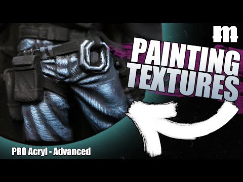 Видео: Как рисовать разные текстуры — PRO Acryl Advanced
