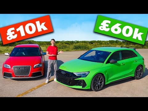 Видео: ОБЗОР Audi RS3 ЗА 60 000 фунтов против Audi 10 000 фунтов