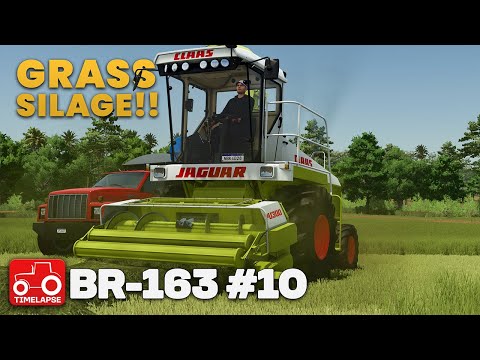 Видео: Силос из травы и посевные культуры!! BR 163 FS25 Таймлапс Farming Simulator 25 Эпизод 10