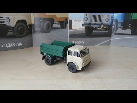 Видео: Обзор модели Маз-5549, масштаб 1:43, "Наш автопром"