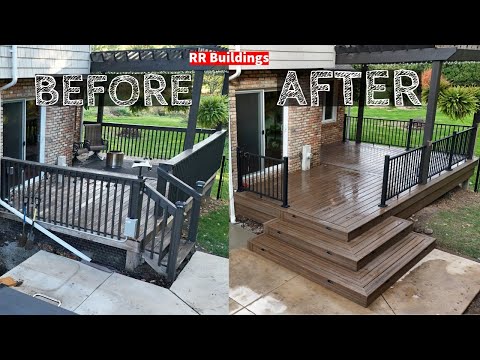 Видео: Вы не поверите, как преобразилась палуба! #decking #trex