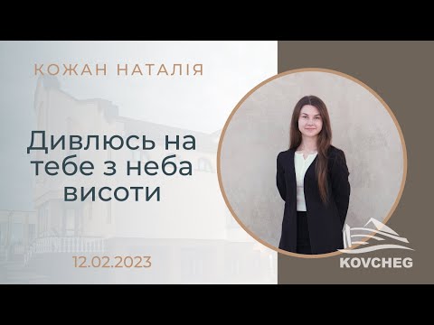 Видео: Дивлюсь на тебе з неба висоти (Кожан Наталія, вірш, 12.02.2023)