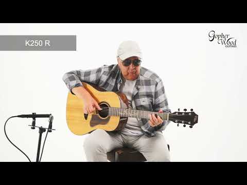 Видео: Акустическая гитара Gopherwood K250R NA