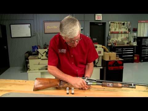 Видео: Разрез и цикл работы винтовки Winchester Model 12