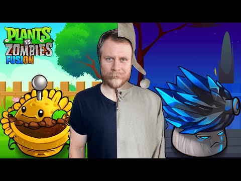 Видео: СРАЖАЮСЬ С ЗОМБИ ДНЁМ И НОЧЬЮ I Plants VS Zombies: Fusion #87