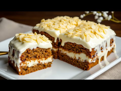 Видео: Морковь и овсянка! Без сахара! Никакой белой муки! Мой любимый овсяный пирог за 15 минут!