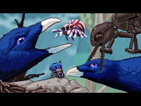 Видео: Webbed - ПАУЧОК И НАСЕКОМЫЕ ПРОТИВ ВОРОНЫ - ФИНАЛЬНОЕ СРАЖЕНИЕ [#7] - Игра - Прохождение