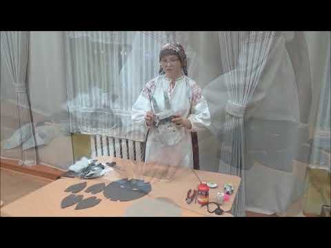 Видео: Мастер класс Калядная маска Коза г  Городок, ГРЦДиМ