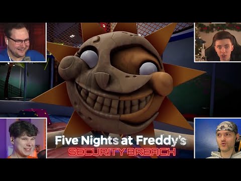 Видео: Реакция Летсплейщиков на Солнце в Five Nights at Freddy’s Security Breach