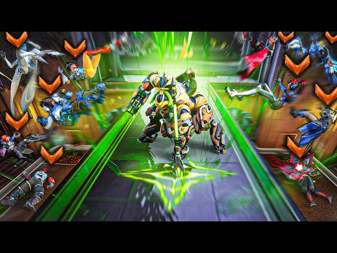 Видео: 1 усиленный топ-500 ORISA против *10* бронзовых игроков — кто победит?! (с Флэтс)