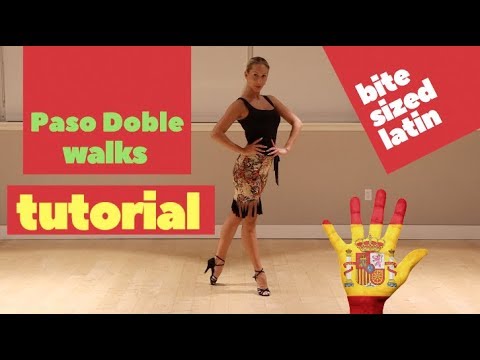 Видео: Анна Ковалова | Урок латыни | Пасодобль | Как танцевать Paso Walks