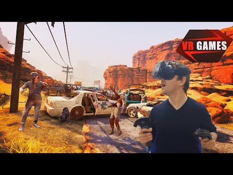 Видео: VR Games: Arizona Sunshine часть 1. Стрелялка в зомбаков прохождение первой локации