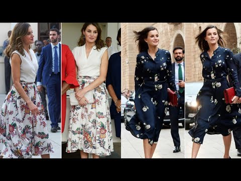 Видео: Очень красивая и стильная королева Испании Летиция. Мода и стиль/Испанская королевская семья/Биог...