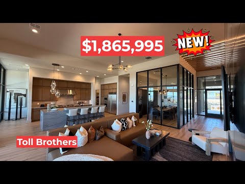 Видео: Посетите этот современный роскошный дом стоимостью 1 865 995 долларов от Toll Brothers