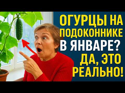 Видео: Огурцы на Подоконнике в Январе? 🥒 ДА, ЭТО РЕАЛЬНО! Пошаговый План от Ноября до Урожая
