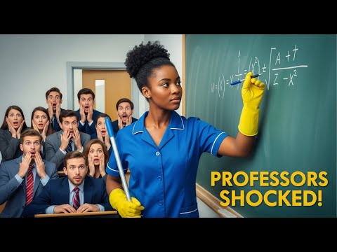 Видео: Чернокожая уборщица решила «невозможную»математическую задачу за считанные минуты их реакция сказала