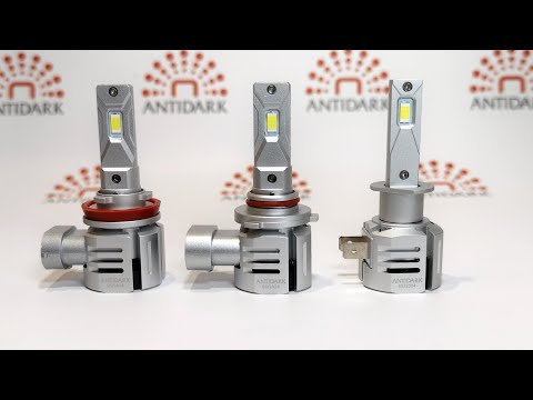 Видео: Мощнейшие led лампы H11, HB3, H1. 100 Вт на лампу. Новинка 2024 года.
