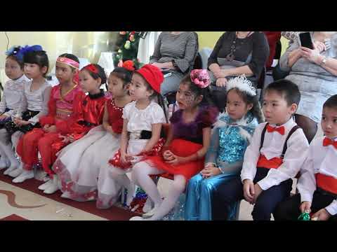 Видео: Новогодний утренник в детском саду №4 "Сәулетай", Усть-Каменогорск. Подготовительная группа. НГ 2022