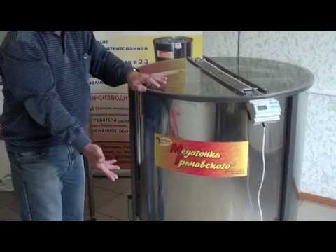 Видео: Шести рамочная "Медогонка Грановского 2.0" образца 2015г.