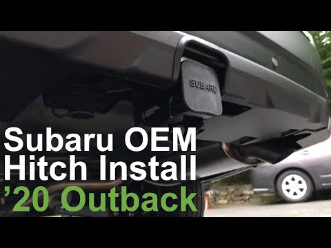 Видео: Установка оригинального фаркопа Subaru Outback 2020+