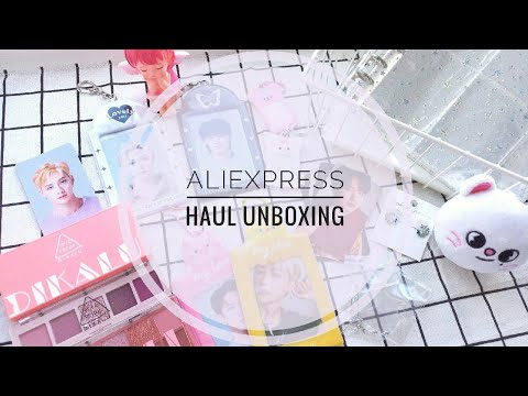 Видео: AliExpress Haul Unboxing | Распаковка покупок с AliExpress: новый биндер, к-поп и коллекционирование