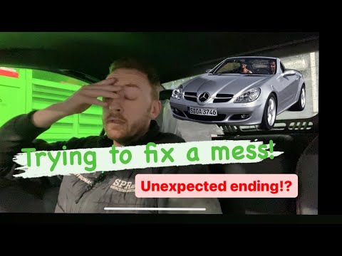 Видео: Устранение многочисленных неисправностей Mercedes SLK обернулось неожиданным финалом! Смотрите до...